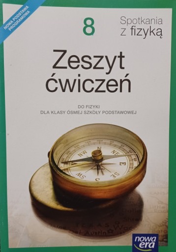 Zdjęcie oferty: Zeszyt cwiczen. Fizyka 8 klasa