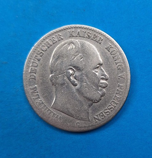 Zdjęcie oferty: Niemcy, Prusy 2 marki 1876 C, Wilhelm I, Ag 0,900