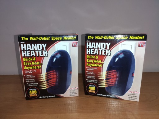 Zdjęcie oferty: Mini grzejnik Handy Heater 400W zestaw dwóch sztuk