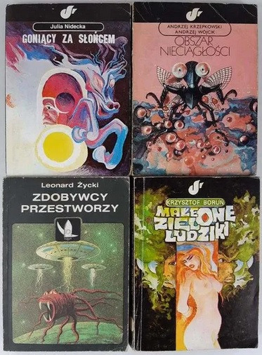 Zdjęcie oferty: Zestaw 4 książek fantastyka SF Życki Boruń Nidecka