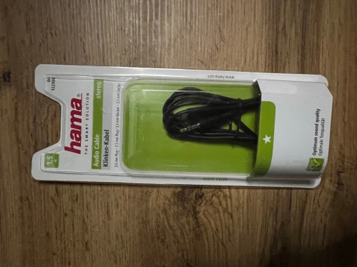 Zdjęcie oferty: KABEL HAMA MINIJACK (3,5 MM) - 3,5 MM 1,5 M