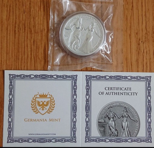 Zdjęcie oferty: Germania Mint Allegories Italia i Germania 1 oz