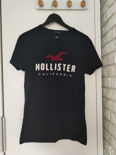 Zdjęcie oferty: T shirt Holister granatowa koszulka XS