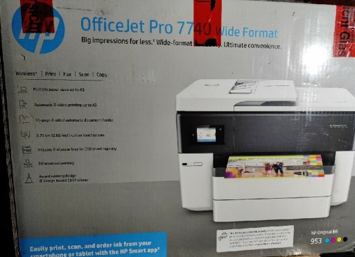 Zdjęcie oferty: Drukarka wielofunkcyjna atramentowa HP Pro 7740