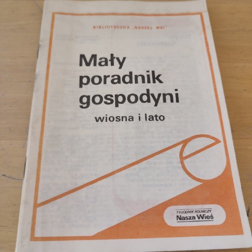 Zdjęcie oferty: Mały poradnik gospodyni 