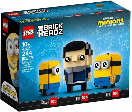 Zdjęcie oferty: LEGO 40420 BrickHeadz - Gru, Stuart i Otto