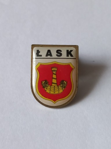 Zdjęcie oferty: Herb miasta i gmina Łask przypinka pin odznaka
