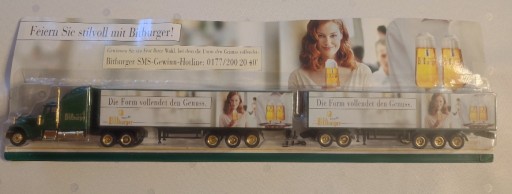 Zdjęcie oferty: Ciężarówka Tir z naczepą zabawka Bitburger