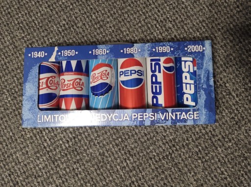 Zdjęcie oferty: Nie otwarte puszki Pepsi Vintage edycja limitowana