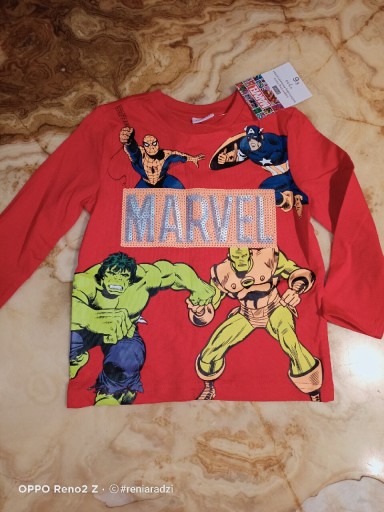 Zdjęcie oferty: T-shirt chłopiec, r.  92, Avengers, Marvel, długi 