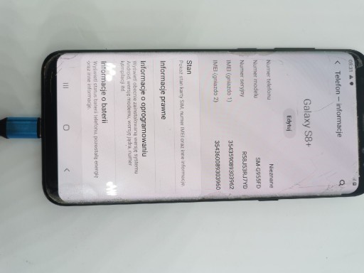 Zdjęcie oferty: Płyta główna Samsung s8+ bez blokad w pełni sprawn