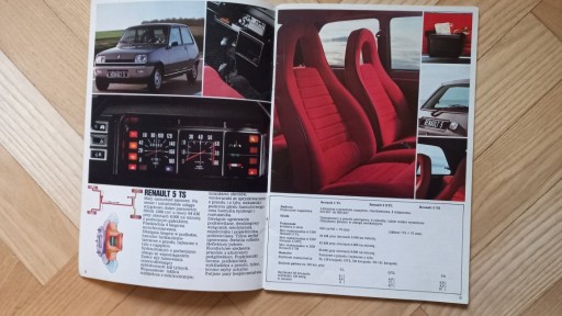 Zdjęcie oferty: Renault 5 4 17 30 katalog * prospekt lata 70-te 