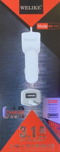 Zdjęcie oferty: Ładowarka samochodowa Apple Lightning, , USB typ C