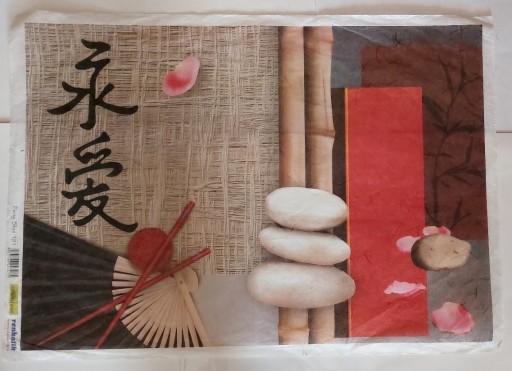Zdjęcie oferty: Duży papier do decoupage Japonia Chiny  podróże