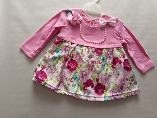 Zdjęcie oferty: Sukienka dla dziewczynki rozmiar 80 różowy