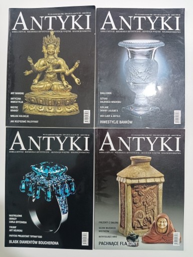 Zdjęcie oferty: CZASOPISMO "ANTYKI" - ZESTAW 4 SZT - NR OD 3 DO 6