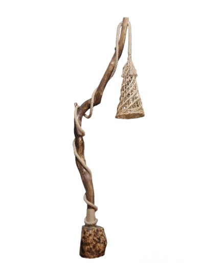 Zdjęcie oferty: Lampa drewniana stojąca