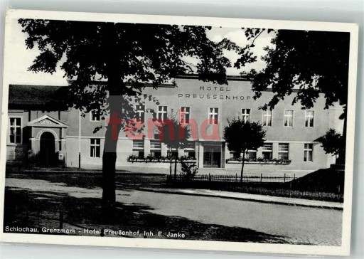Zdjęcie oferty: CZŁUCHÓW Schlochau Hotel Preussenhof  1933