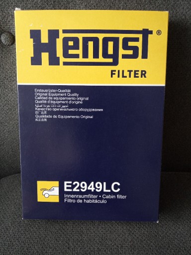 Zdjęcie oferty: Hengst E2949LC Filtr kabinowy VOLVO s60 v60 xc60