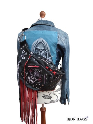 Zdjęcie oferty: Torebka w stylu gotyckim Fanny pack Iron Bags