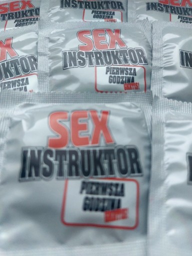 Zdjęcie oferty: SEX INSTRUKTOR - prezerwatywa z nadrukiem