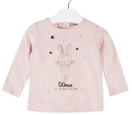 Zdjęcie oferty: Nowa bluzka różowa z królikiem r. 68