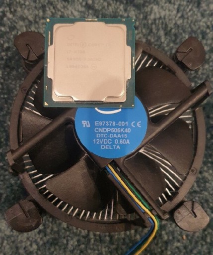 Zdjęcie oferty: Intel Core i7-8700 + Chłodzenie Intel E97378-001