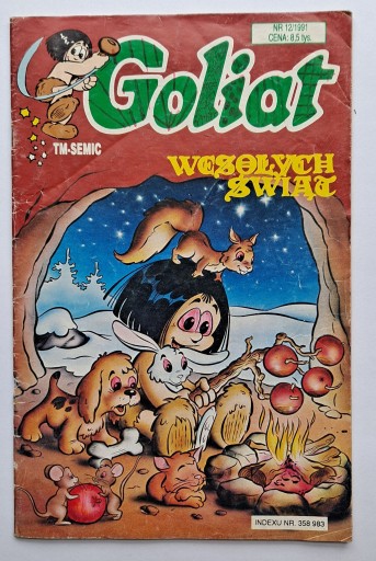 Zdjęcie oferty: Komiks Goliat Wesołych Świąt 12/1991 (2)