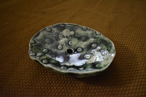 Zdjęcie oferty: Mydelniczka ceramiczna z gliny seria "Zielony Las"