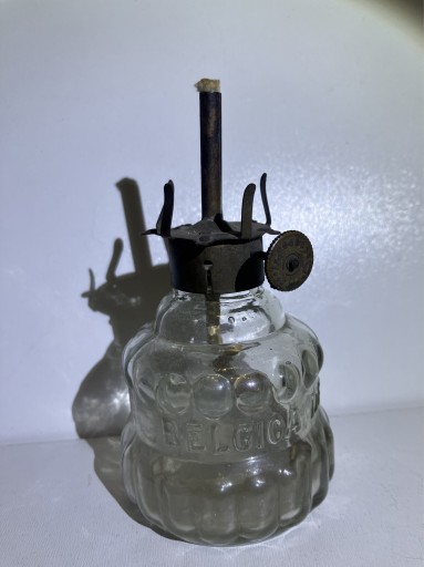 Zdjęcie oferty: lampa naftowa BELGICA DF stara przedwojenna kolekc