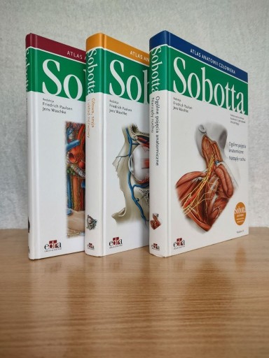 Zdjęcie oferty: Książki "Anatomia Sobotta" Tom I-III + kolorowanka