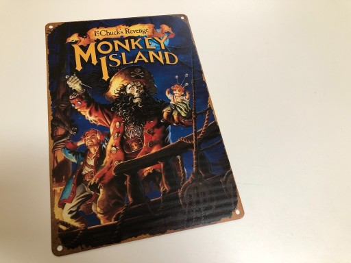 Zdjęcie oferty: Monkey Island 2 - szyld 20x30cm