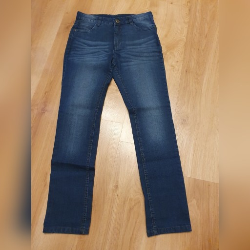 Zdjęcie oferty: Jeansy chłopięce spodnie 152cm Slim Nowe Peperts