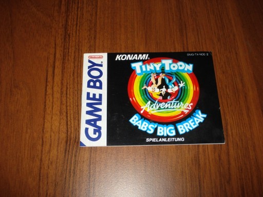 Zdjęcie oferty: Instrukcja do Tiny Toon Game Boy Classic