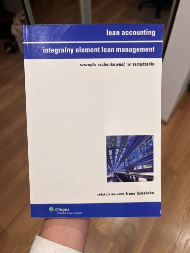 Zdjęcie oferty: Lean accounting.Integralny element lean management