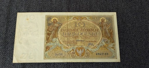 Zdjęcie oferty: Banknot 10 zł z 1929r