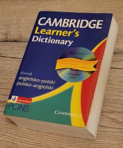 Zdjęcie oferty: Intermediate Cambridge Learner's Dictionary+CD ROM