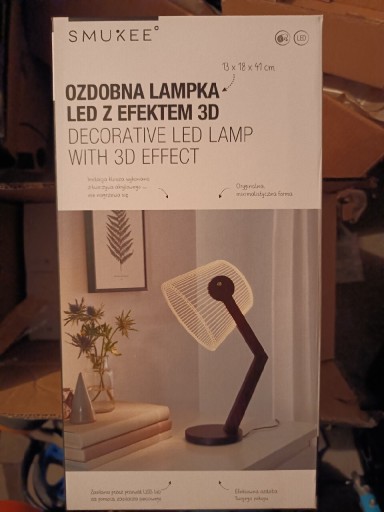 Zdjęcie oferty: Lampka ozdobna LED z efektem 3d
