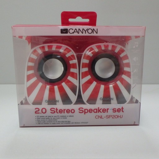 Zdjęcie oferty: Canyon Głośniki 2.0 Stereo Speaker Set, USB 2 