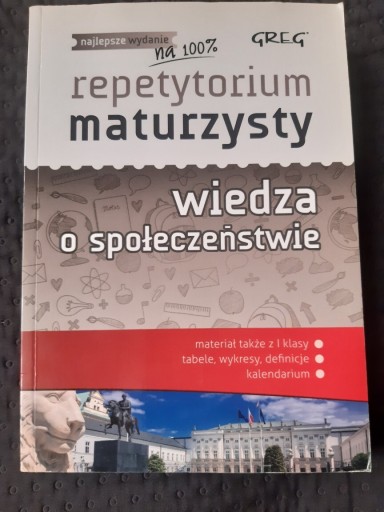 Zdjęcie oferty: Repetytorium maturzysty Wiedza o społeczeństwie 