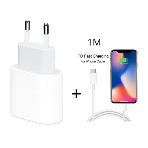 Zdjęcie oferty: For iPhone 12, Fast Charge 20W USB-C Power Adapter