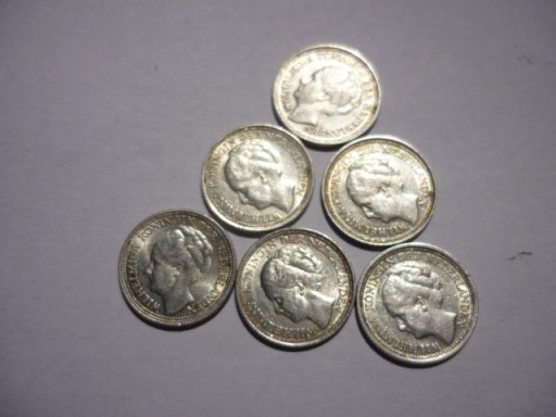 Zdjęcie oferty: SREBRNE ładne monety 1935,36,37,38,41,44. 6 szt.