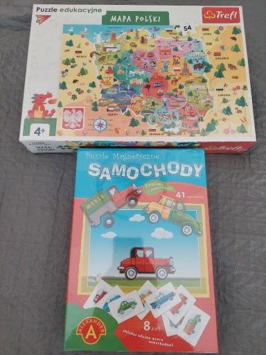 Zdjęcie oferty: Nowe puzzle Trefl Mapa Polski Alexander Samochody