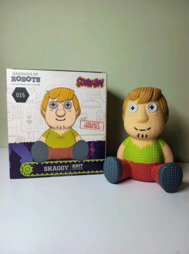 Zdjęcie oferty: figurka Scooby-Doo Shaggy handmade by robots knit series kudłaty