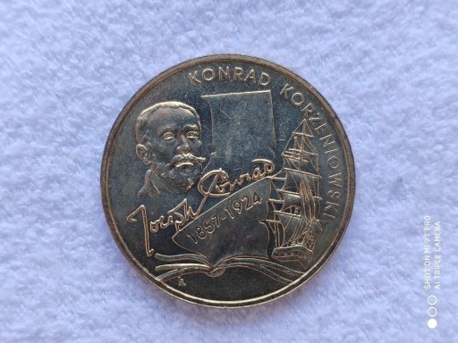 Zdjęcie oferty: moneta 2zł Konrad Korzeniowski 2007