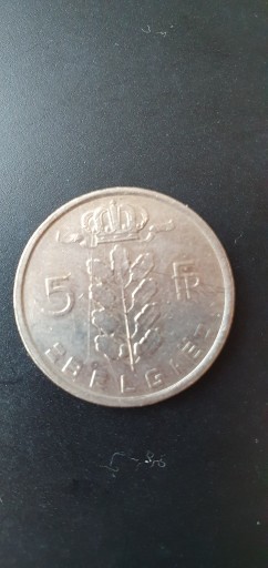 Zdjęcie oferty: Belgia 5 franków 1973 rok / E