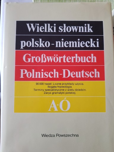 Zdjęcie oferty: Wielki słownik polsko-niemiecki