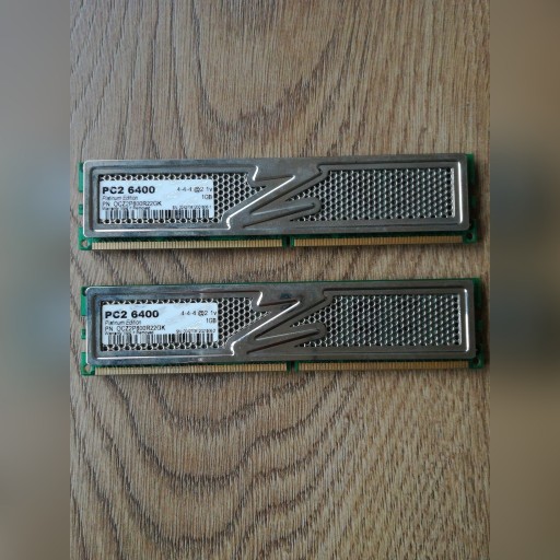 Zdjęcie oferty: PAMIĘĆ OCZ 2GB (2x1GB) DDR2 800MHz CL4 OCZ2G8002GK