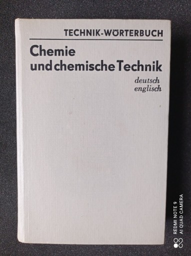 Zdjęcie oferty: Chemie und chemische Technik Deutsch-Englisch Wort