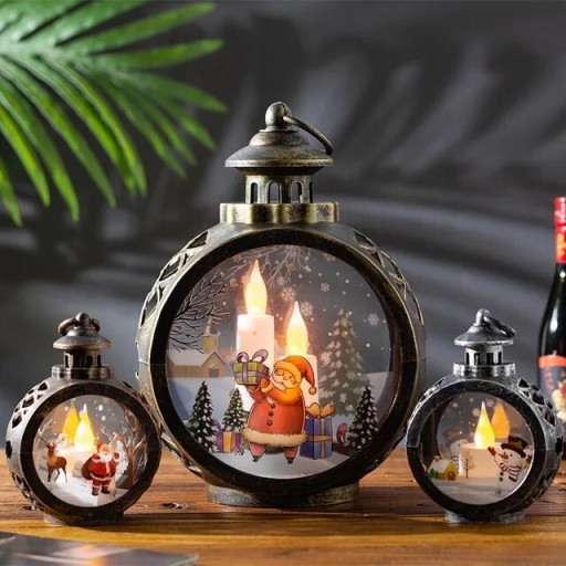 Zdjęcie oferty: Świąteczne lampki.Święty Mikołaj.Na baterie
